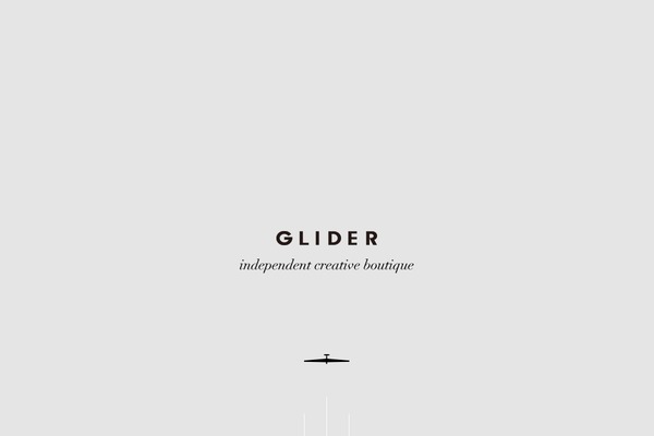Glider theme site design template sample