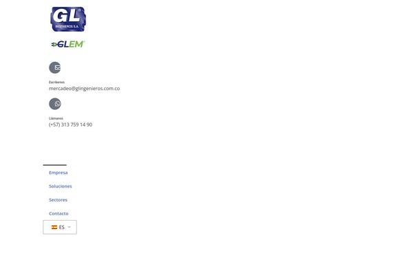 glingenieros.com.co site used Datosfera