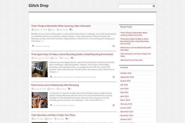 glitchdrop.com site used Clean and Clear