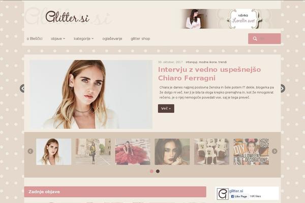 The Voux theme site design template sample