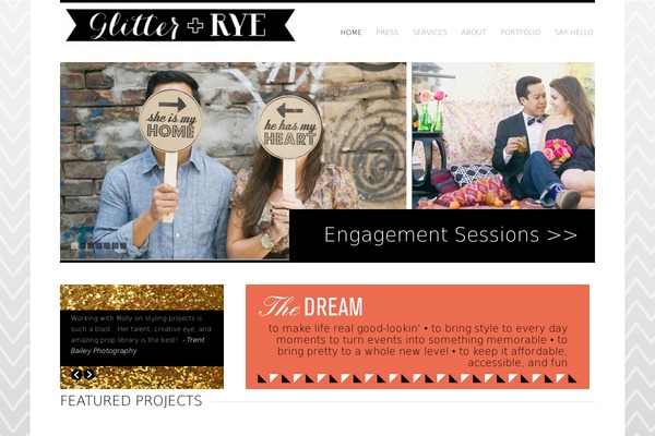 The Agency theme site design template sample