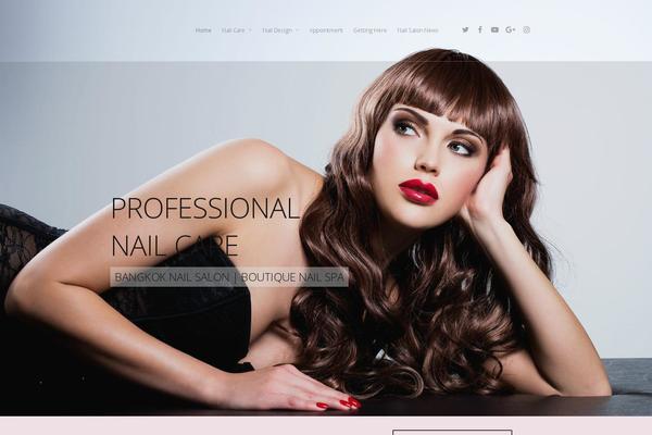 Salient Child theme site design template sample