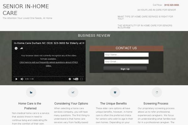 Dynamik Gen theme site design template sample