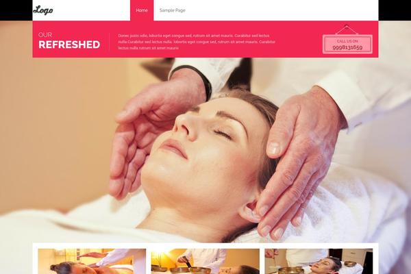 Spasalon theme site design template sample