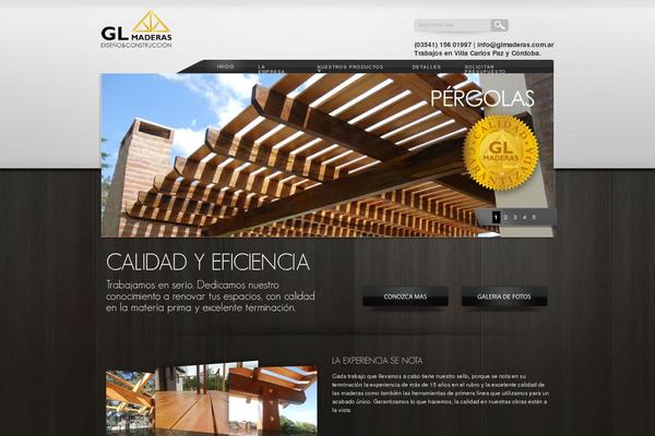 glmaderas.com.ar site used Accentuate