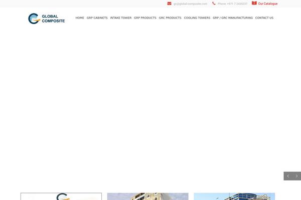 Manufacturing theme site design template sample