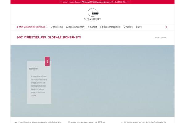Dante theme site design template sample