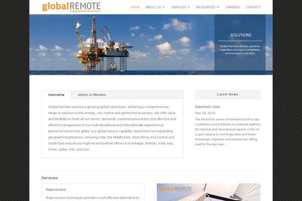 Site using Divi-mobile plugin