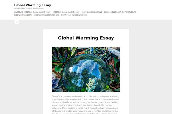 global-warming-essay.com site used Unit