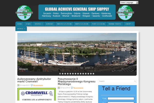 Upstream theme site design template sample