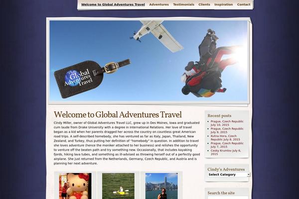 Adventure Journal theme site design template sample