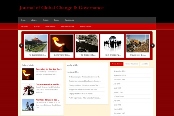 GrungeMag theme site design template sample