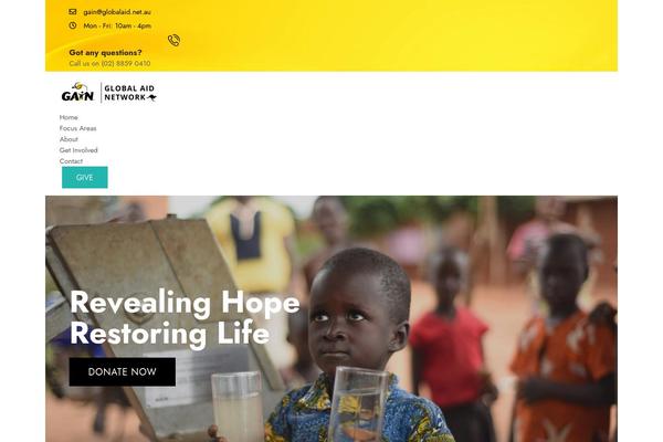 Site using Give-funds plugin