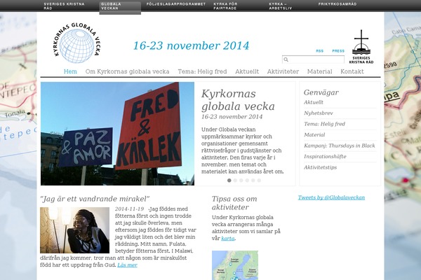 globalaveckan.se site used Kgv