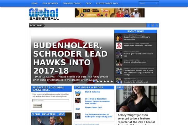 Gameday theme site design template sample