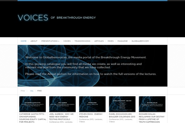 globalbemvoices.com site used Zoho