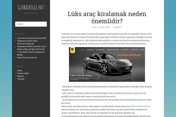 Global theme site design template sample