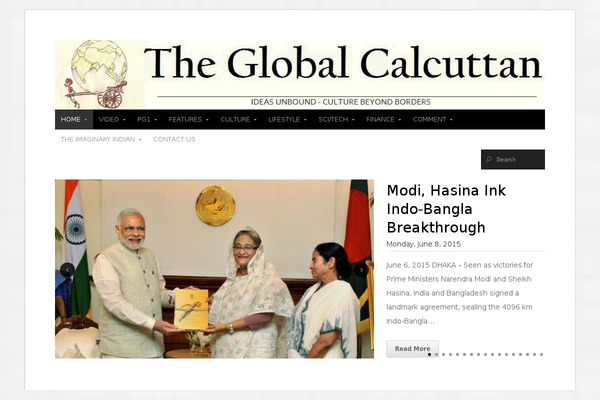 Organic Magazine theme site design template sample