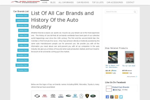 GeneratePress theme site design template sample