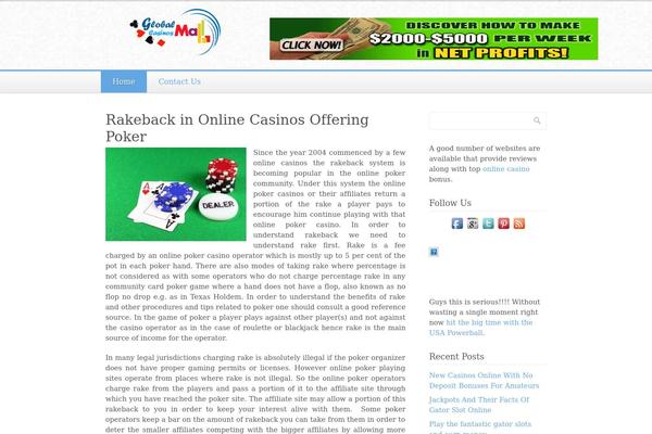Mosaic theme site design template sample