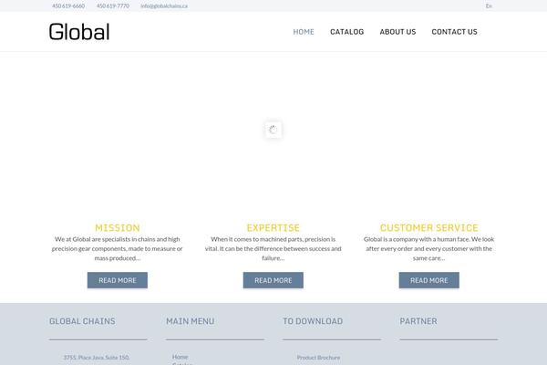 Impreza Child theme site design template sample