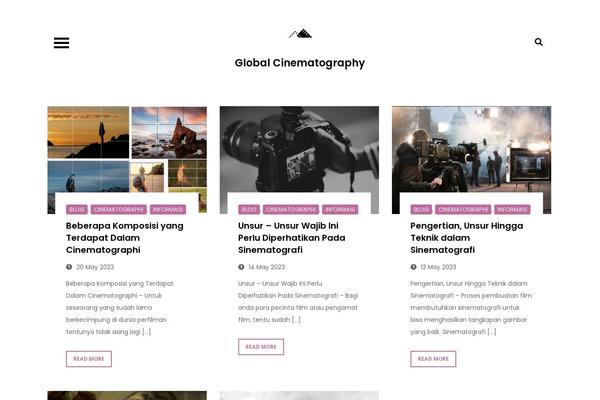 globalcinematography.com site used Focus-blog