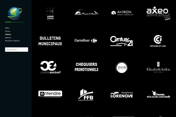 Ink theme site design template sample