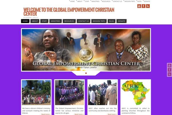 Parabola theme site design template sample