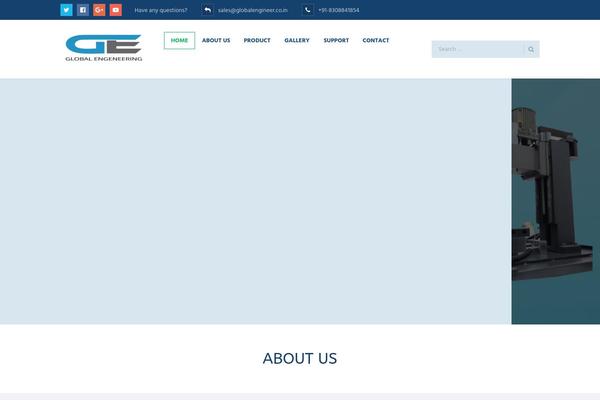 Cosine theme site design template sample
