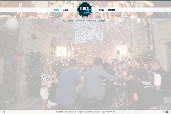 Qamar theme site design template sample