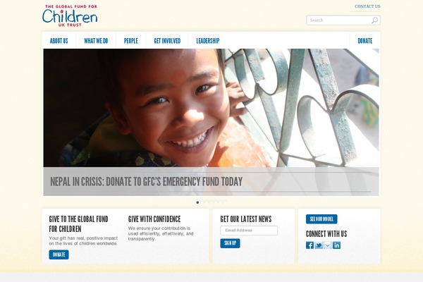 Gfc theme site design template sample