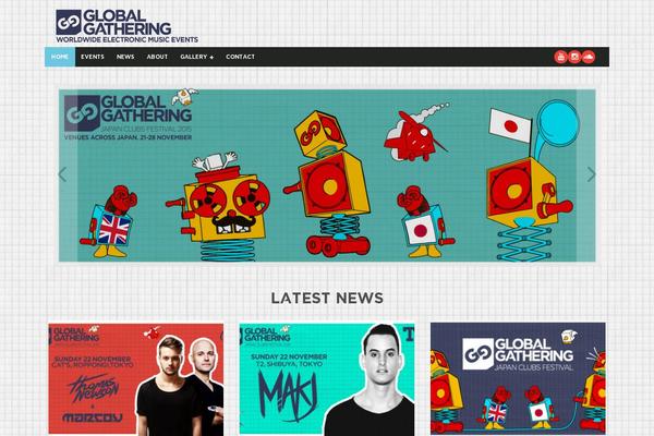Valenti Child theme site design template sample