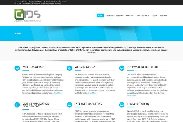 Emerald theme site design template sample