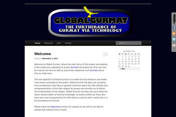 Twenty Eleven theme site design template sample