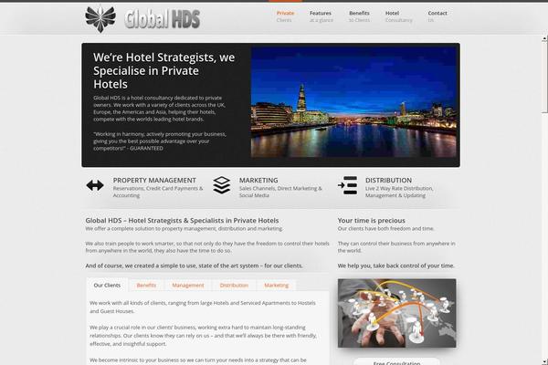 Spark theme site design template sample