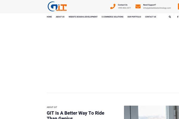Industro theme site design template sample