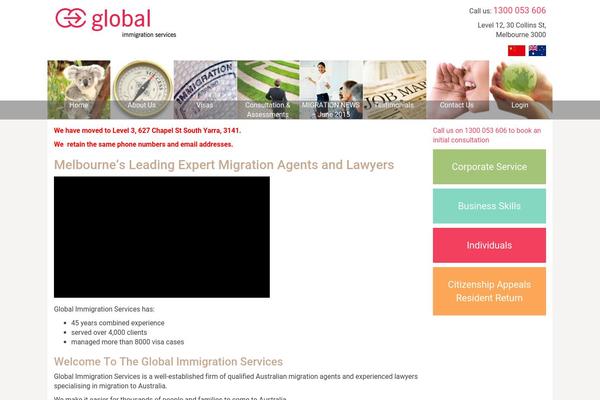 Global theme site design template sample