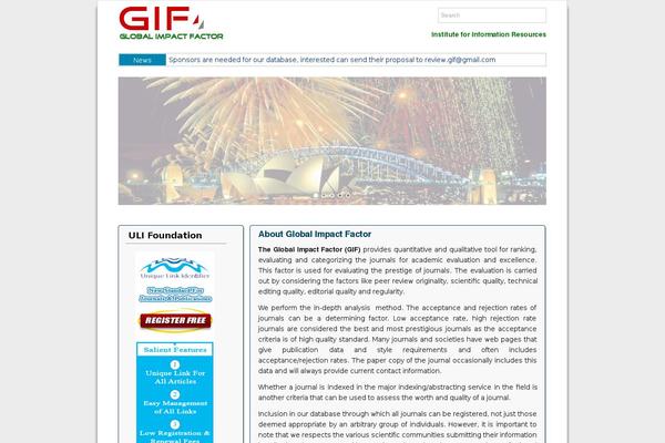 globaimpact theme websites examples