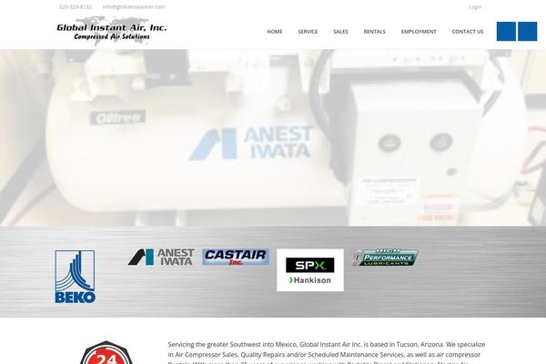Jupiter theme site design template sample