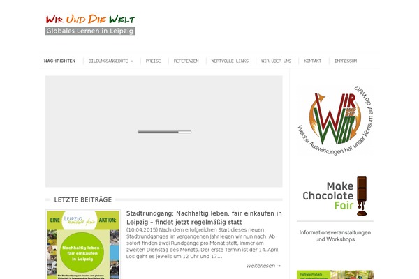 Leaf theme site design template sample