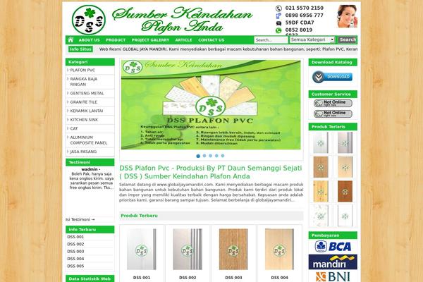 Wptoko theme site design template sample