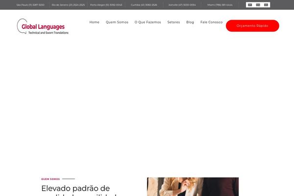 Translang theme site design template sample