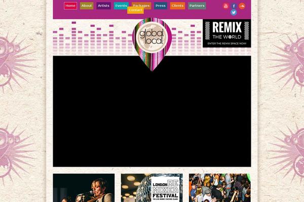 Global theme site design template sample