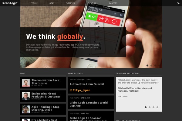globallogic.com site used Gltheme