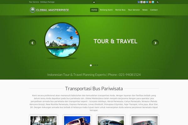 Flare theme site design template sample