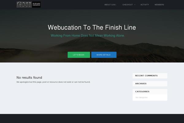 Cannyon theme site design template sample