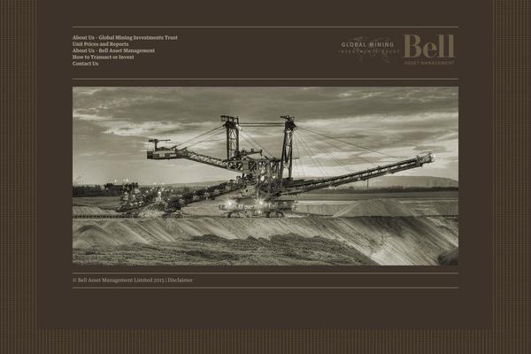 globalmining.com.au site used Bell