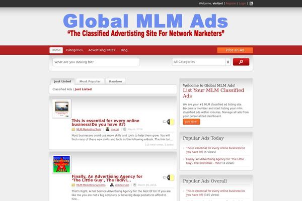 ClassiPress theme site design template sample