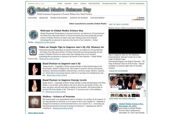 News theme site design template sample
