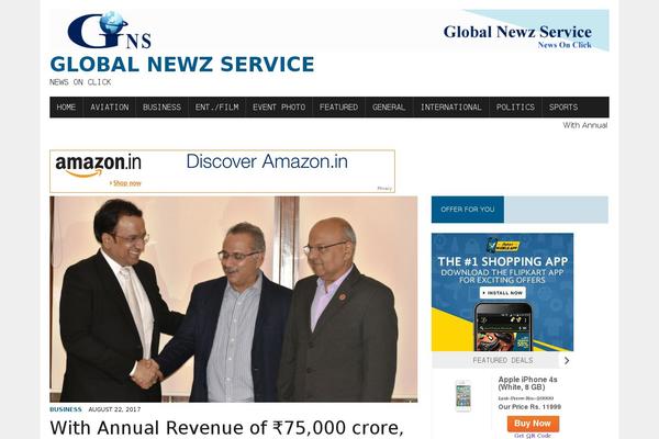 MH Newsdesk lite theme site design template sample
